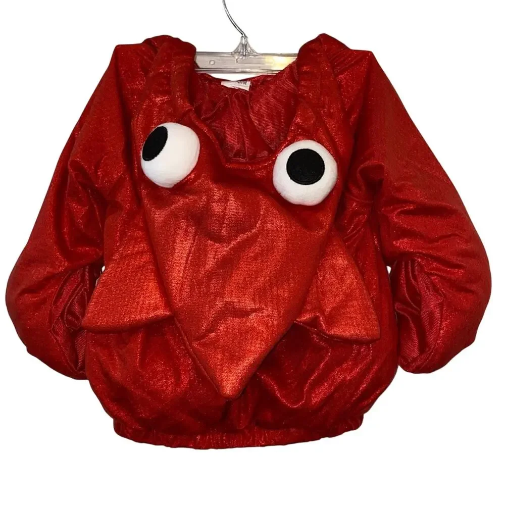 Baby Squid Costume Red Plush Halloween 12-18 Months NWT Cute‎